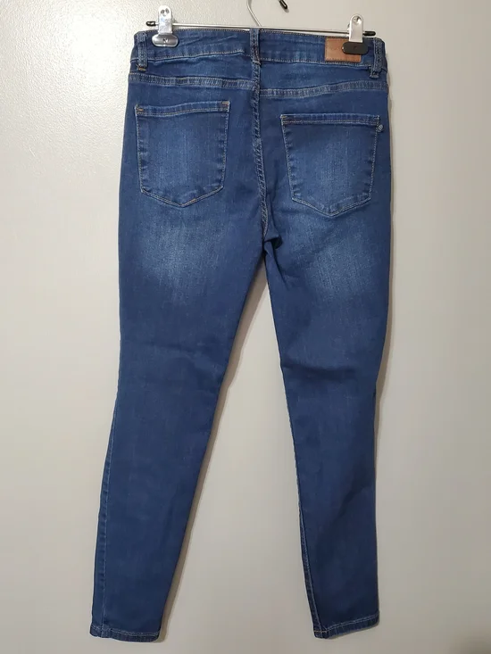 Tahari Kelly Classic Skinny Dark Wash Blue Jeans Women's Size 6 - Picture 4 of 9
